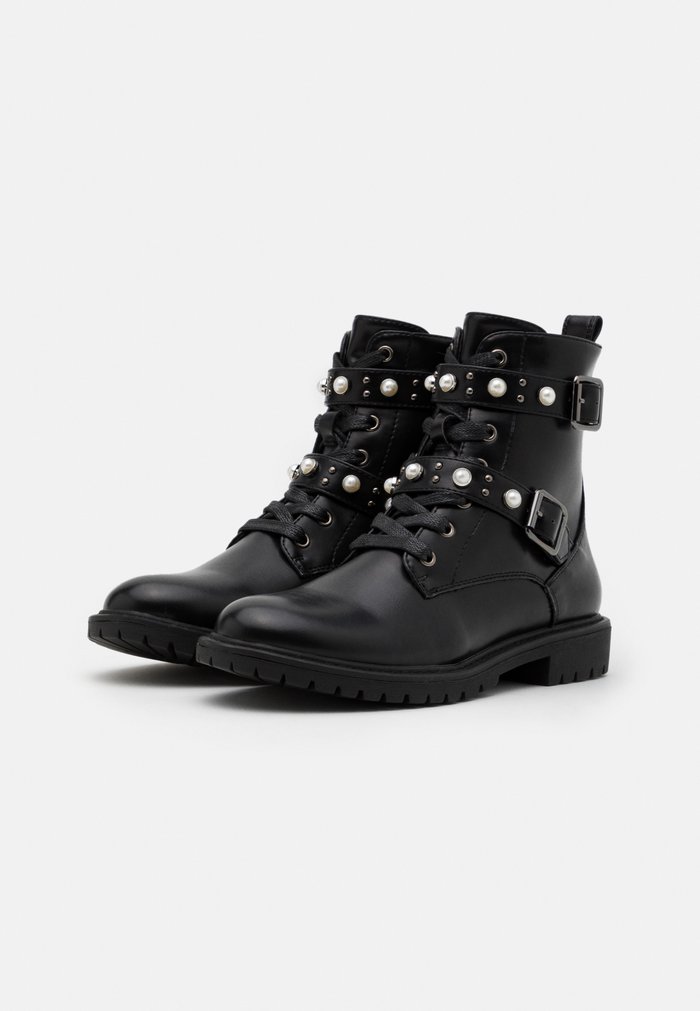 Bottines Anna Field Cowboy biker Noir Femme | PVW-6452951